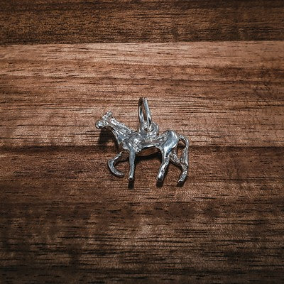 Silver Horse charm