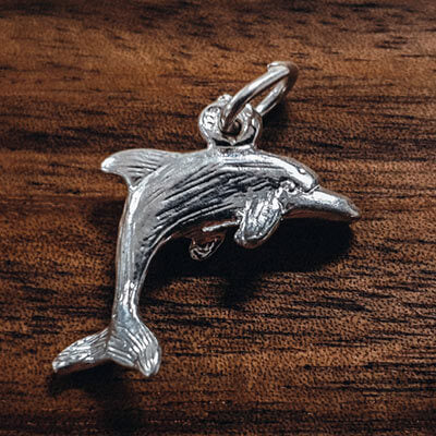 Silver Dolphin charm