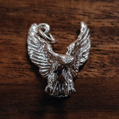 Silver Eagle charm