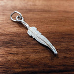 Silver Feather charm