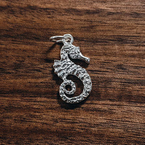Silver Seahorse charm