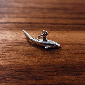 Silver Shark charm