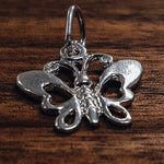 Silver Butterfly charm