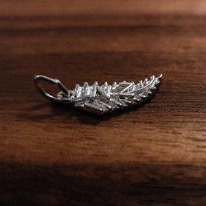 Silver Fern with NZ charm