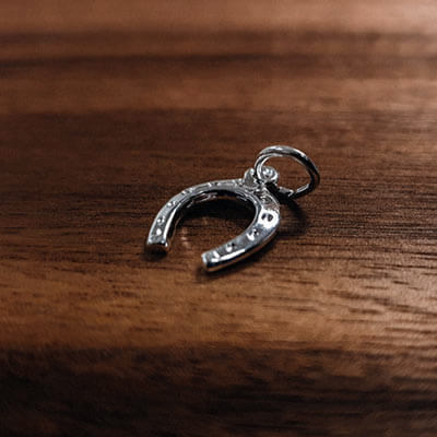 Silver Horseshoe charm