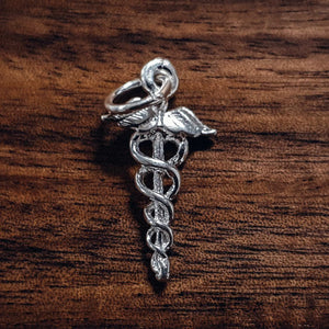 Silver Staff of Hermes, Medical symbol charm